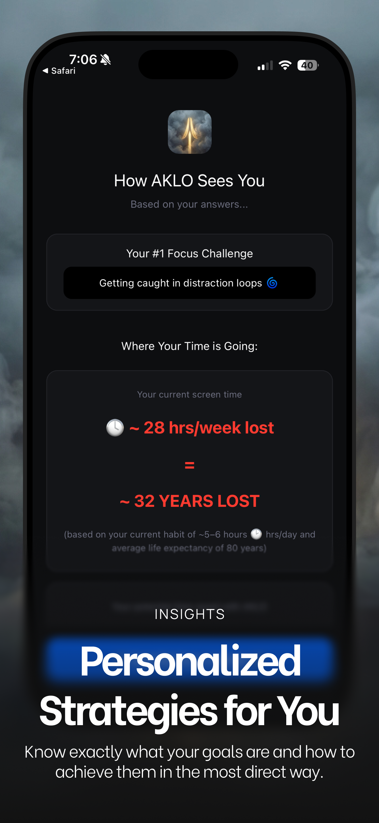 AKLO insights and personalization